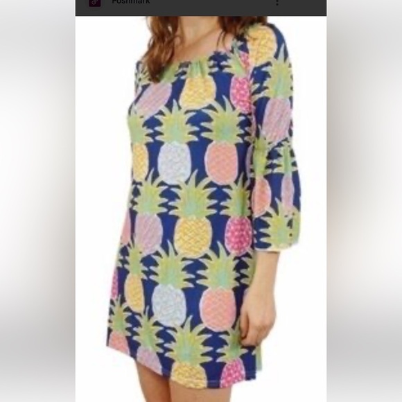 Simply Southern Tropical Print Dress - Picture 1 of 4